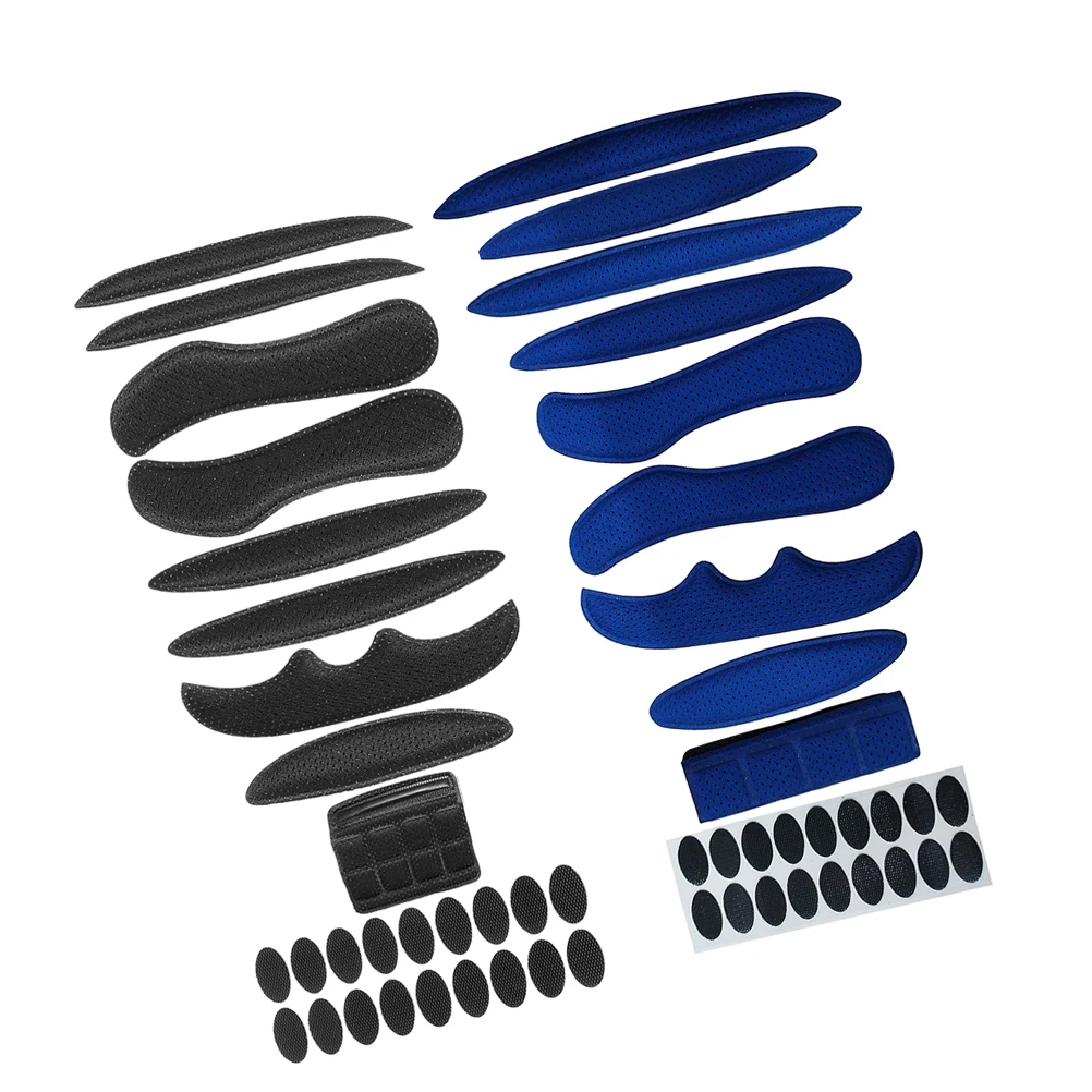 

2 set 2 Sets Cycling Lining Replacement Pads Sweat Absorbing Shockproof Breathable Motorcycle Bike Riding Insert for Hard