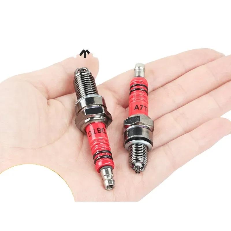 High Performance Spark Plug for Scooter Three Wheeler Compatible with Zongshen Lifan Longxin 110cc 125cc Engine A7TC D8TC