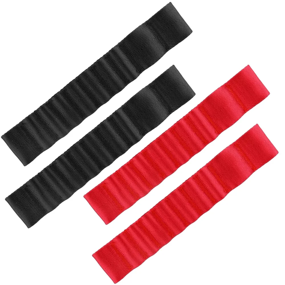 Correa de Nylon Ajustable para Limitar la Apertura de la Puerta, Negra y Roja, para Jeep Wrangler CJ YJ TJ JK JKU 1985-2023