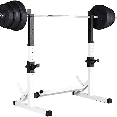 Barbell Rack Stand - Multifunctional Adjustable Squat Rack, Heavy-Duty Dumbbell Rack，Strength Training Dip Station, Home Gym Equ