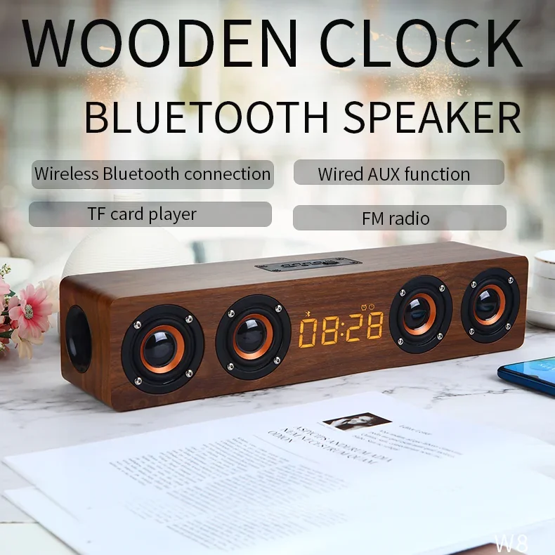Wooden Bluetooth Sp… - image
