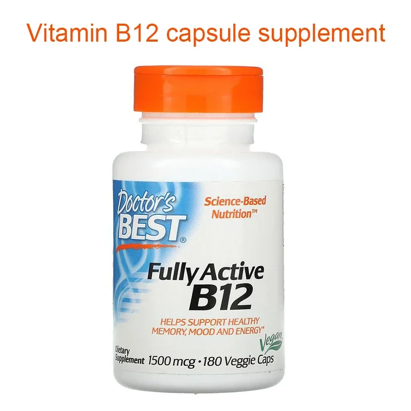 

180 Pills B12 Methylcobalamin Vitamin B12 Capsule Health Food