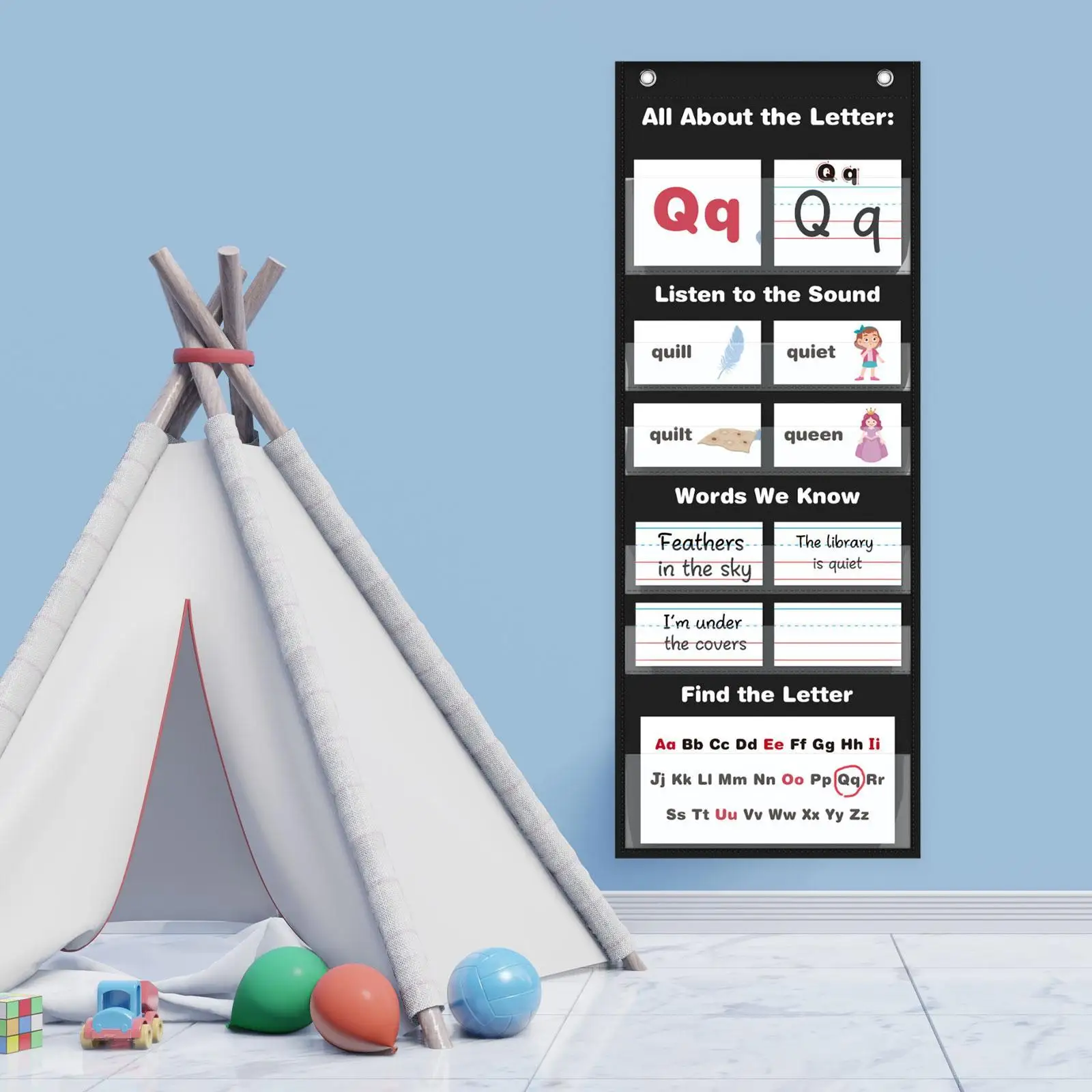 All about Letters Pocket Chart Learning Activities Alphabet Tracing Learning