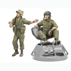 Unassambled   1/35  Australia Army Infantry and M113 Crew (2 figures)   figure  Resin figure miniature model kits Unpainted