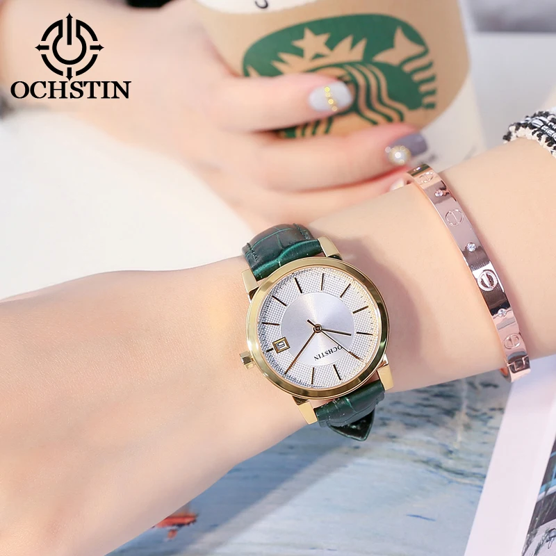 OCHSTIN Hot Model 2024 Parangon Perfection Series Fresh and Comfortable Japanese Quartz Movement Women\'s Quartz Watch