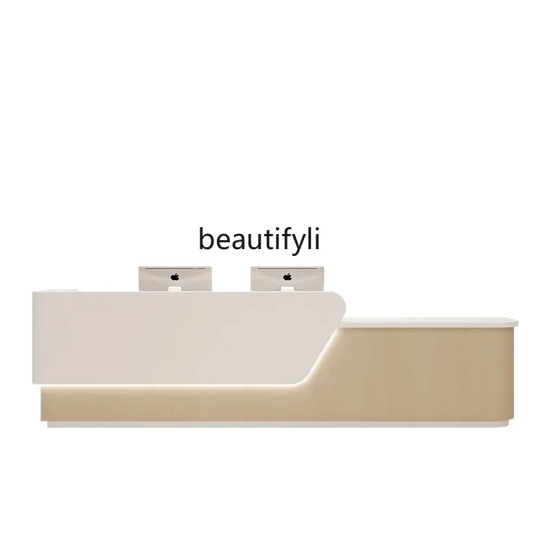 

A44 Company reception desk simple modern clothing store, beauty salon checkout page store corner customization