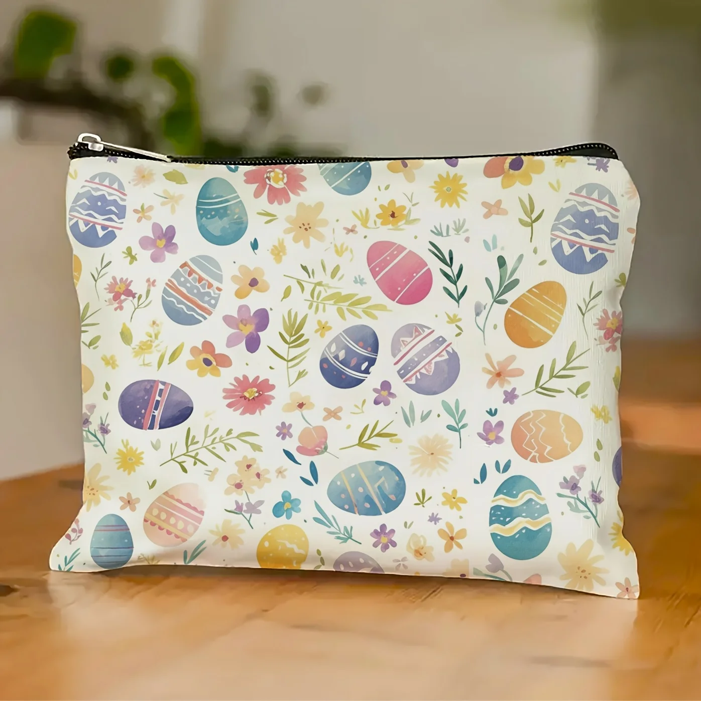 

AEaster Egg Patterned Makeup Bag- Multifunctional Zipper Pouch, Jewelry Storage Bag, Perfect Travel Zipper Small Storage Bag.
