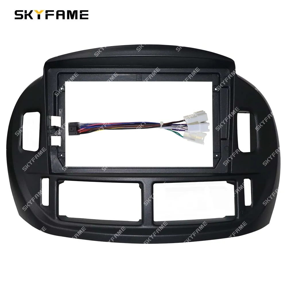 SKYFAME 9/10/12.3 Inch Car Frame Fascia Adapter Android Radio Dash Fitting Panel Kit For Toyota Previa Estima ACR30 Tarago