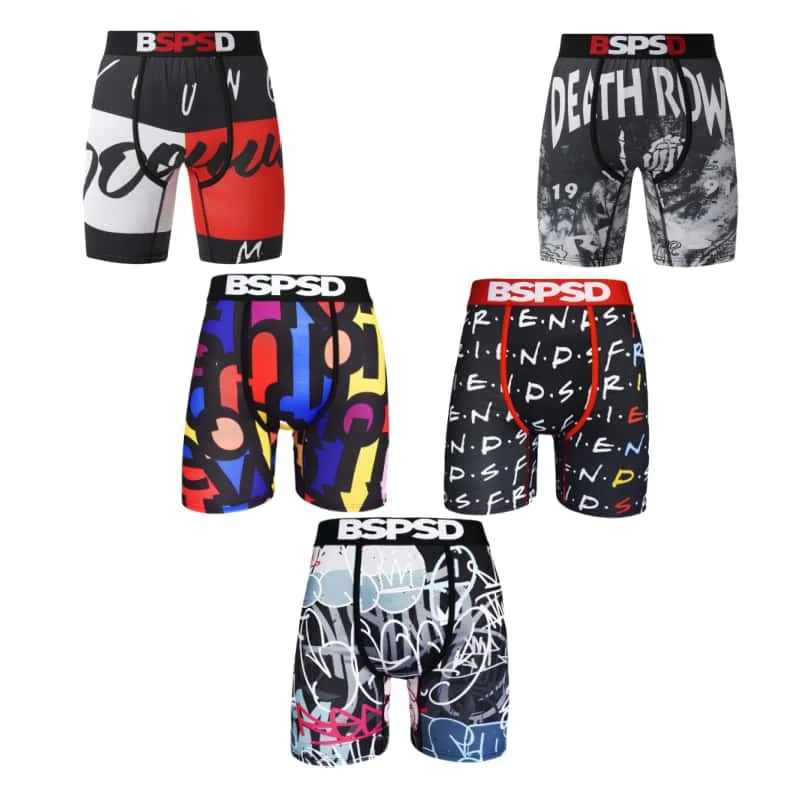 

Men's Long-Leg Breathable Comfortable Boxer Briefs Quick-Drying Moisture-Wicking Stretch Running Sweatpants