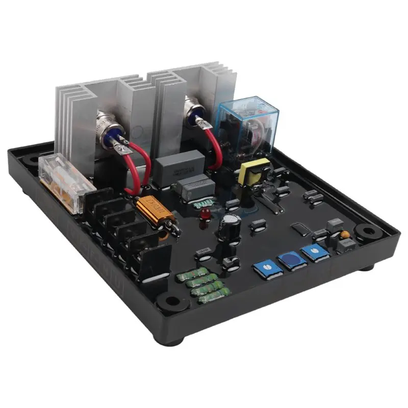 VEHO-Universal POW50A AVR 30A Automatic Voltage Regulator For Brush And Brushless Generator Stabilizer Control Adjuster Module P