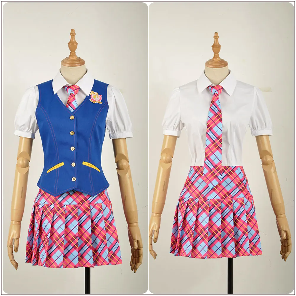 Anime Princess Charm School Cosplay Costume Girls JK Uniform Suit with Tie Halloween Party Outfits for Women