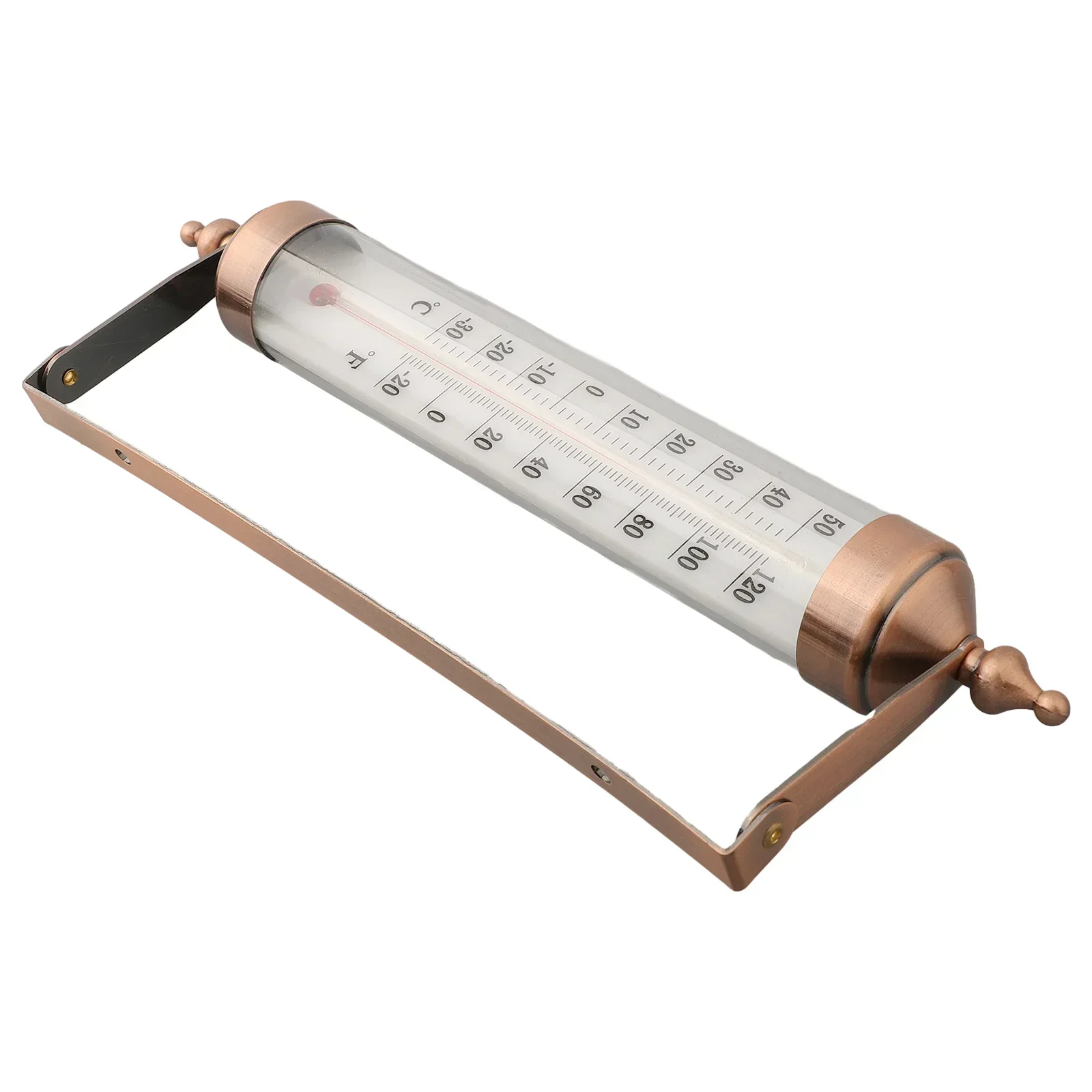 Color As Shown In The Picture Indoor Thermometer Corrosion-resistant Fahrenheit High-strength 10 Inch Celsius Metal