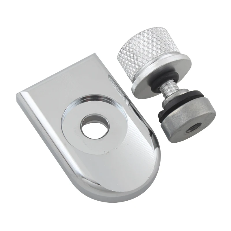 Motorcycle Rear Fender Seat Bolt Tab Screw Mount Knob Seat Tab Cover With 1/4-20 Thread Kit For Harley Sportster Touring Softail