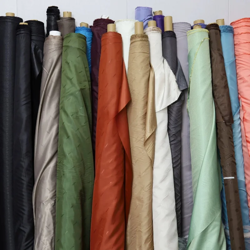 1 Meter Vintage Rayon Fabric Multi Color Anti Static Lining Cloth Coat Suit Dress Sewing Fashion DIY Apparel Textile Material