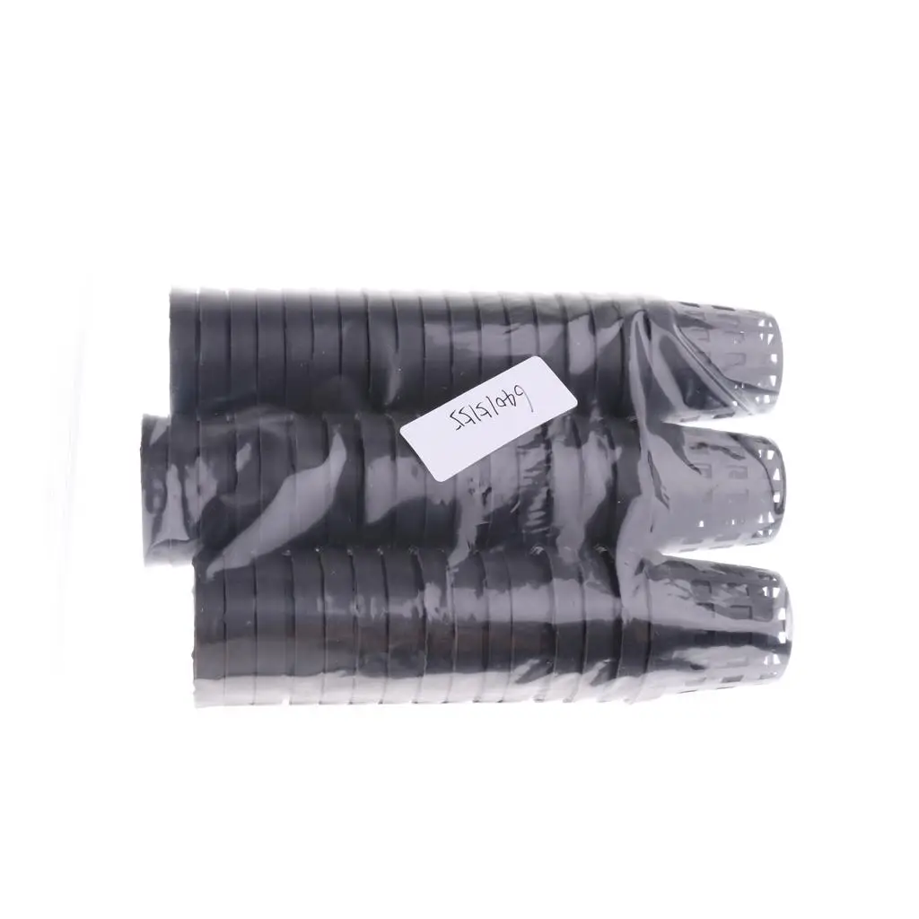 Slotted Mesh Net Durable Black Planting Basket for Mini Fish Tanks Container for Aquarium Fish Plants