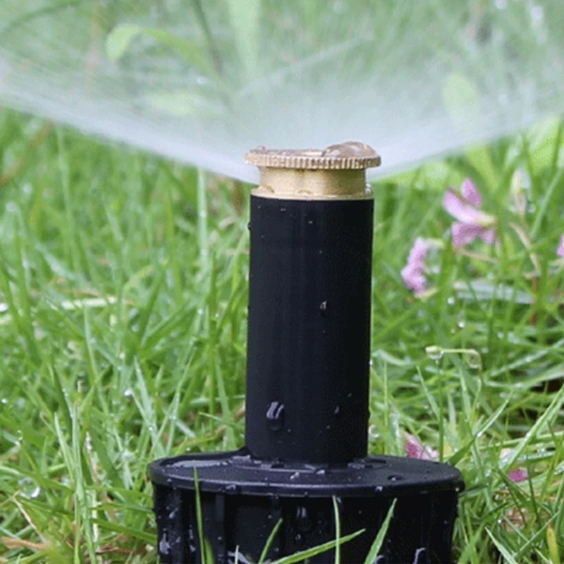 1/2inch Thread Sprinklers 360 Degree Rotating Automatic Stretching Scattering Sprinkler Garden Grassland Buried Nozzle