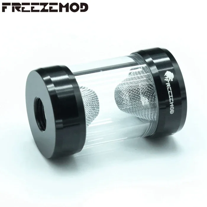 FREEZEMOD G1 / 4 srebrzysty układ chłodzenia wodą podwójny gwint wewnętrzny filtry 0.15mm siatka komputerowa chłodnica wodna akcesoria. GLQ-JX1