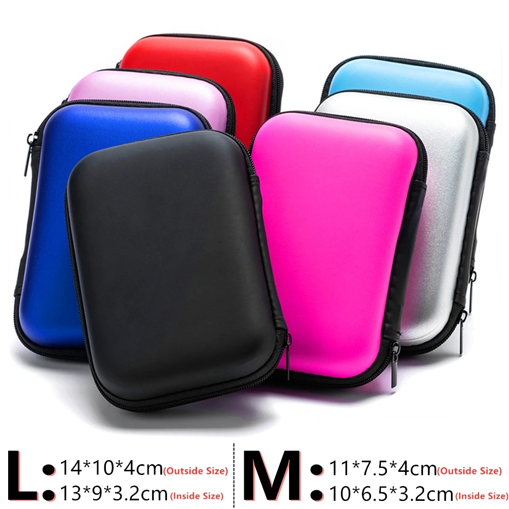 Multi color Earphone Holder Protecti Case Storage Carrying Hard Bag Box Case For Earphone Accessories Earbuds Memory Card