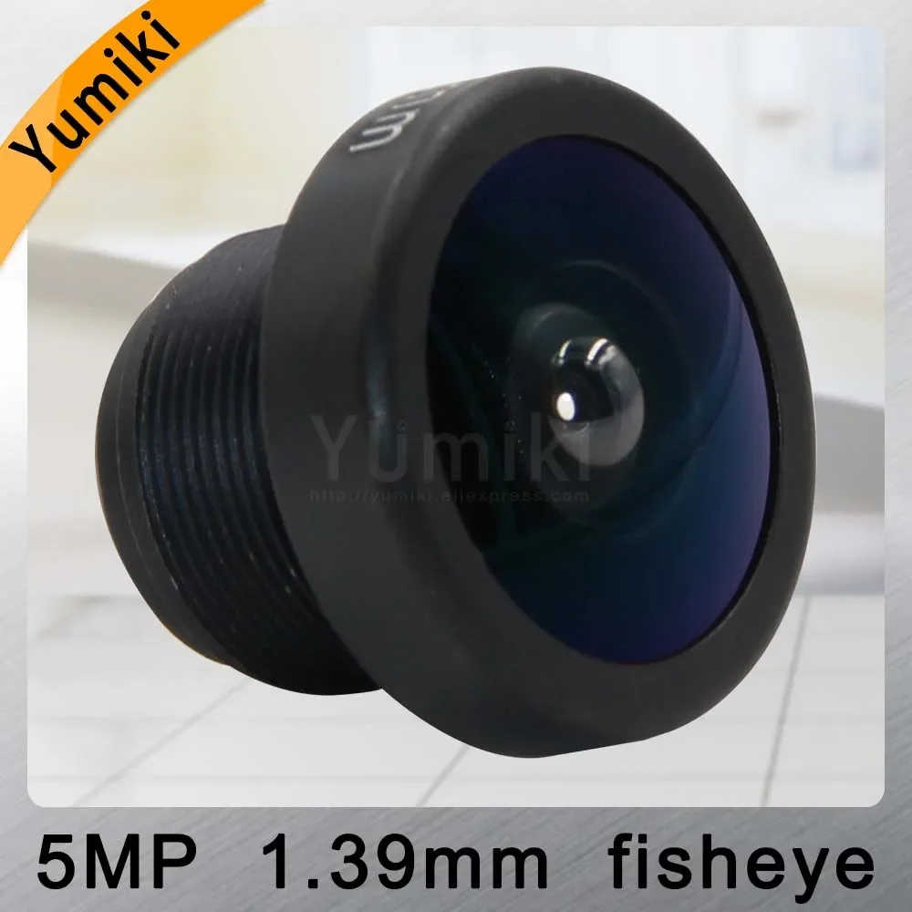Yumiki New HD 5mp 1.39mm cctv camera Lens 1/2.7