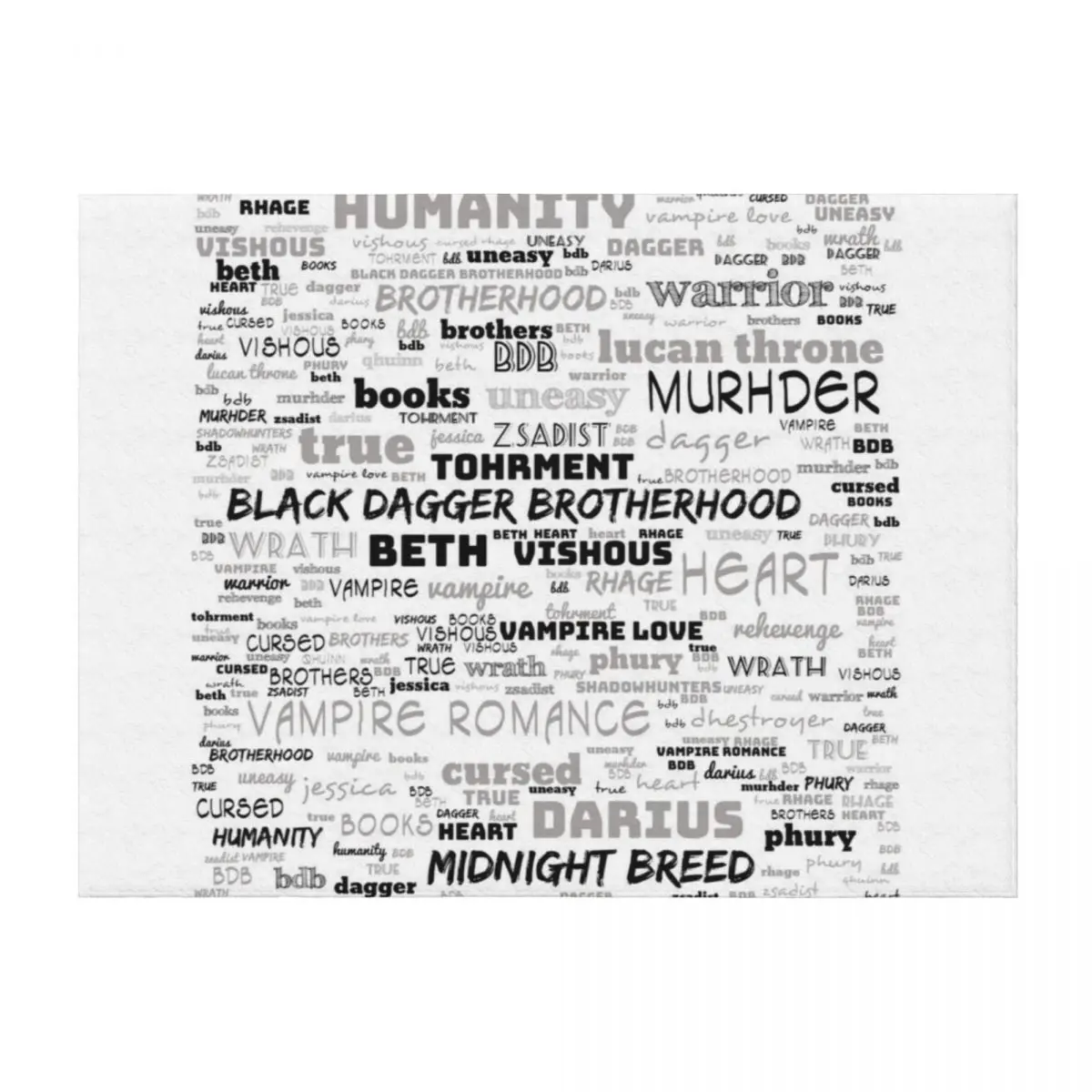 

black dagger brotherhood Throw Blanket Custom Thin warm winter Blankets