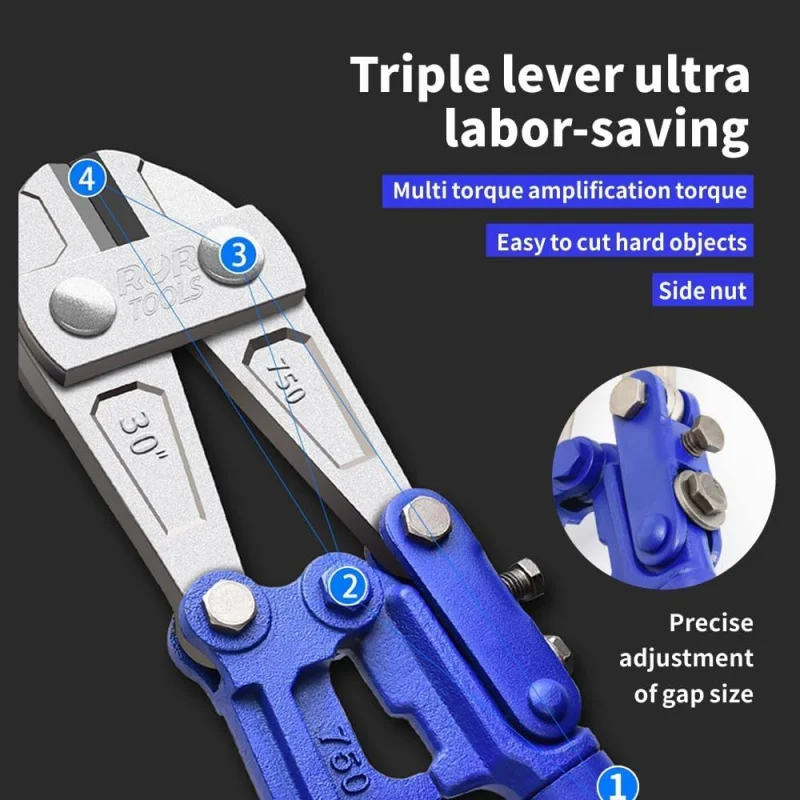 8-inch Wire Cutters Heavy Duty – Small Bolt Cutters & Shears Crafting,, and Electrical Work. Durable Steel Bl