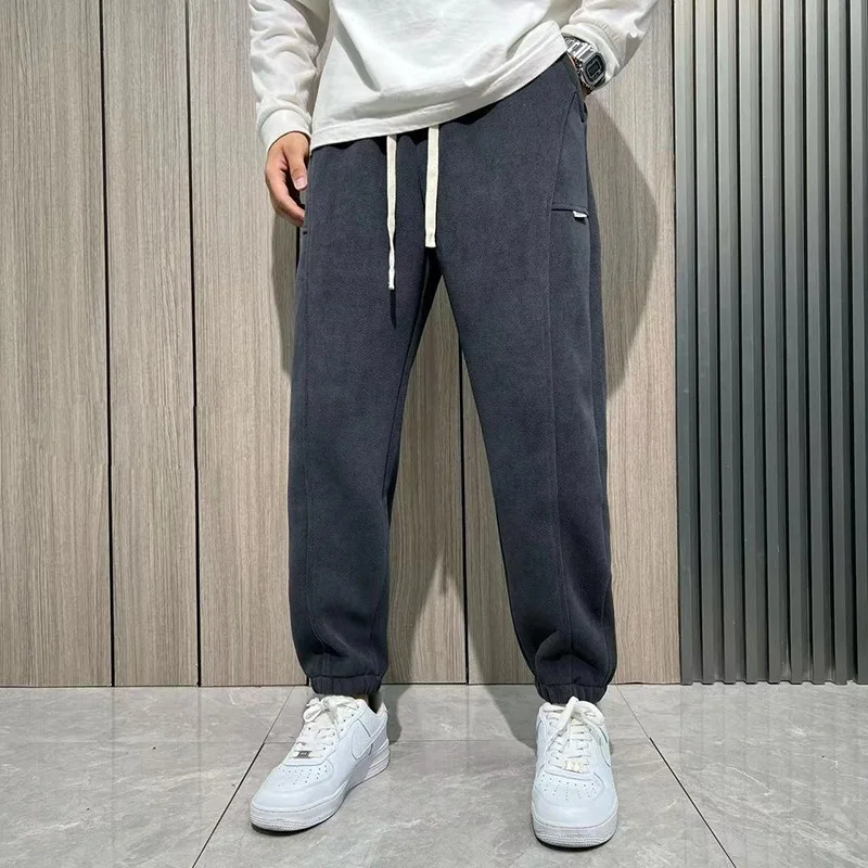 

Autumn Men's Harem Corduroy Sweatpants Gym Baggy Joggers Pants Y2K Streetwear Casual Trousers Korean Fashion pantalon hombre