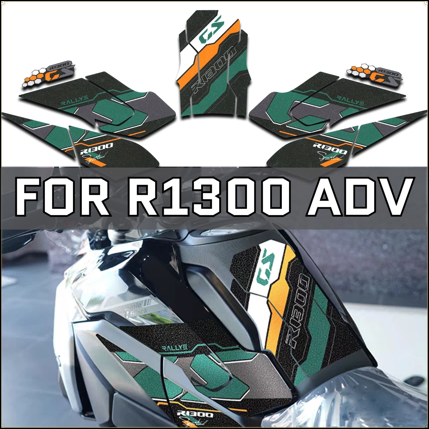 

Motorcycle Thick Matte Fuel Tank Stickers For 1300GS Adventure Waterproof Sun Protection Tank Protector Decal