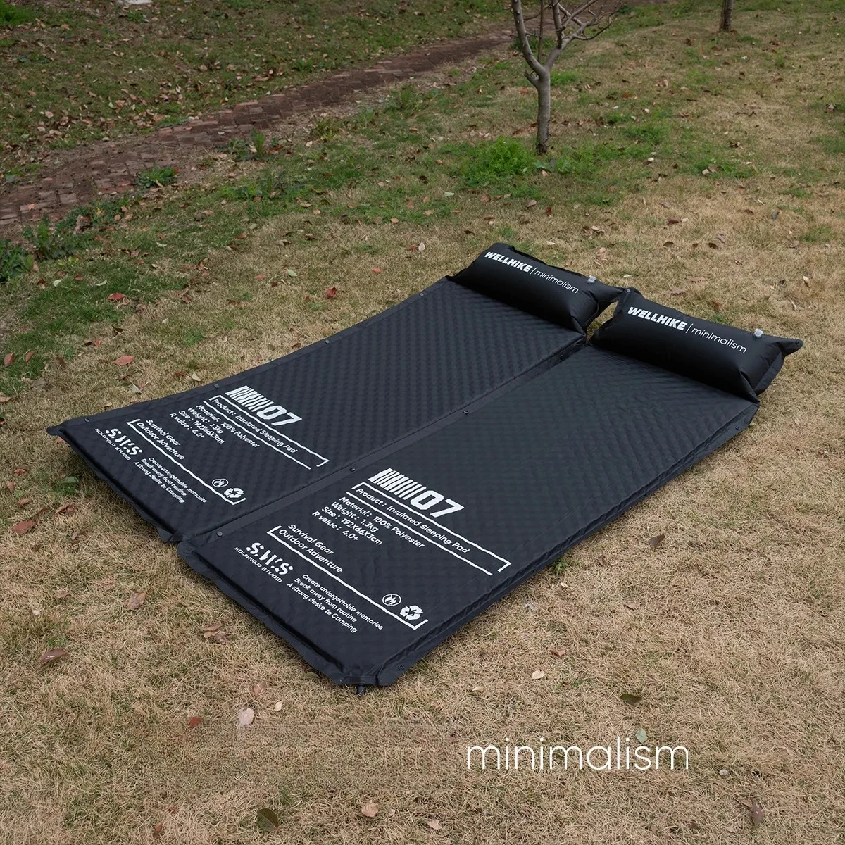 Outdoor Camping Portable Self-inflating Mattress Tent Floor Mats Air Mattress Camping Coussin Moisture-proof Pad Thickened Sleep