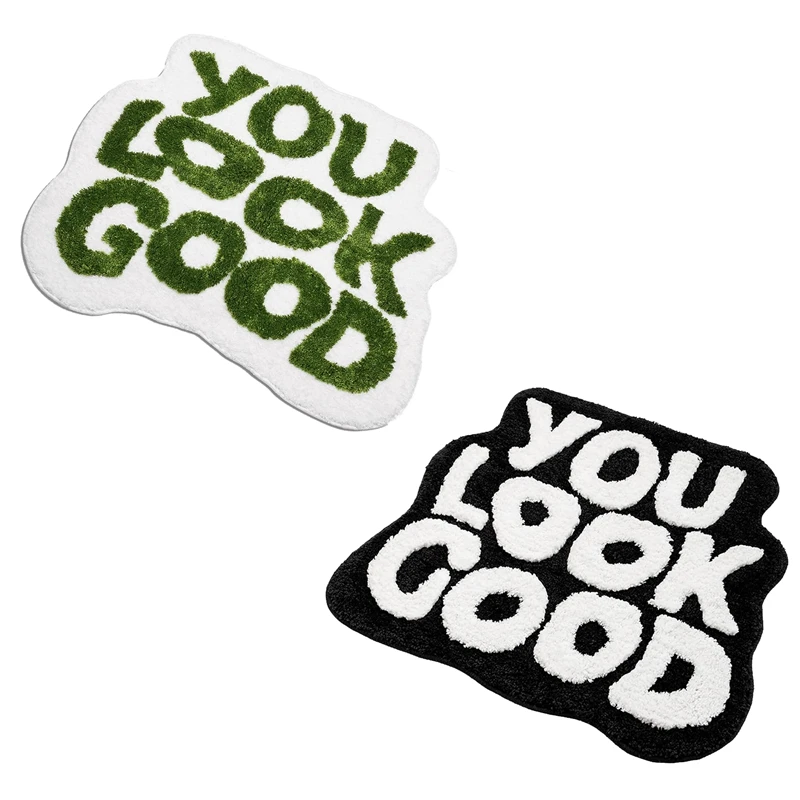 Bath Mat You Look Good Bath Mat Bathroom Rugs Bathroom Rug Funny Bathroom Mat Cute Bath Mat Cool Rugs