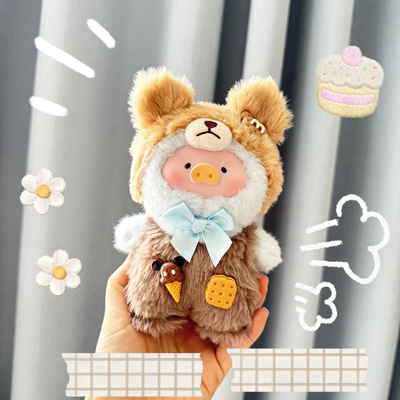 Lulu Pig Blind Box Series Kawaii Doll Clothing Accessories Pendants Canned Pig Dress Up Game Creative Handmade Knitted Retro Set