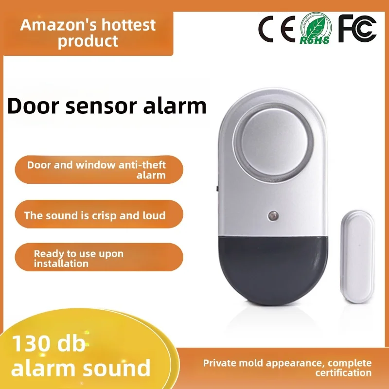 

Wireless door magnetic alarm, home door and window security device, hotel and shop security alarm.