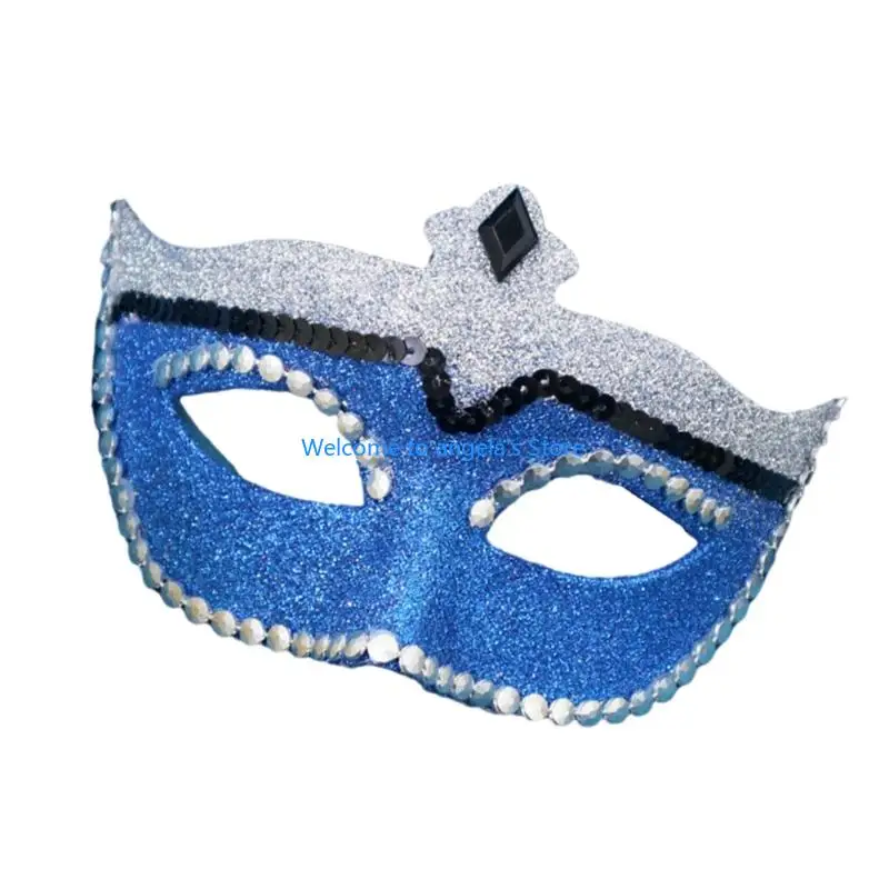 X4YC Plastic Festival Mask Eye Catching Face Mask for Long Wear Party Activities