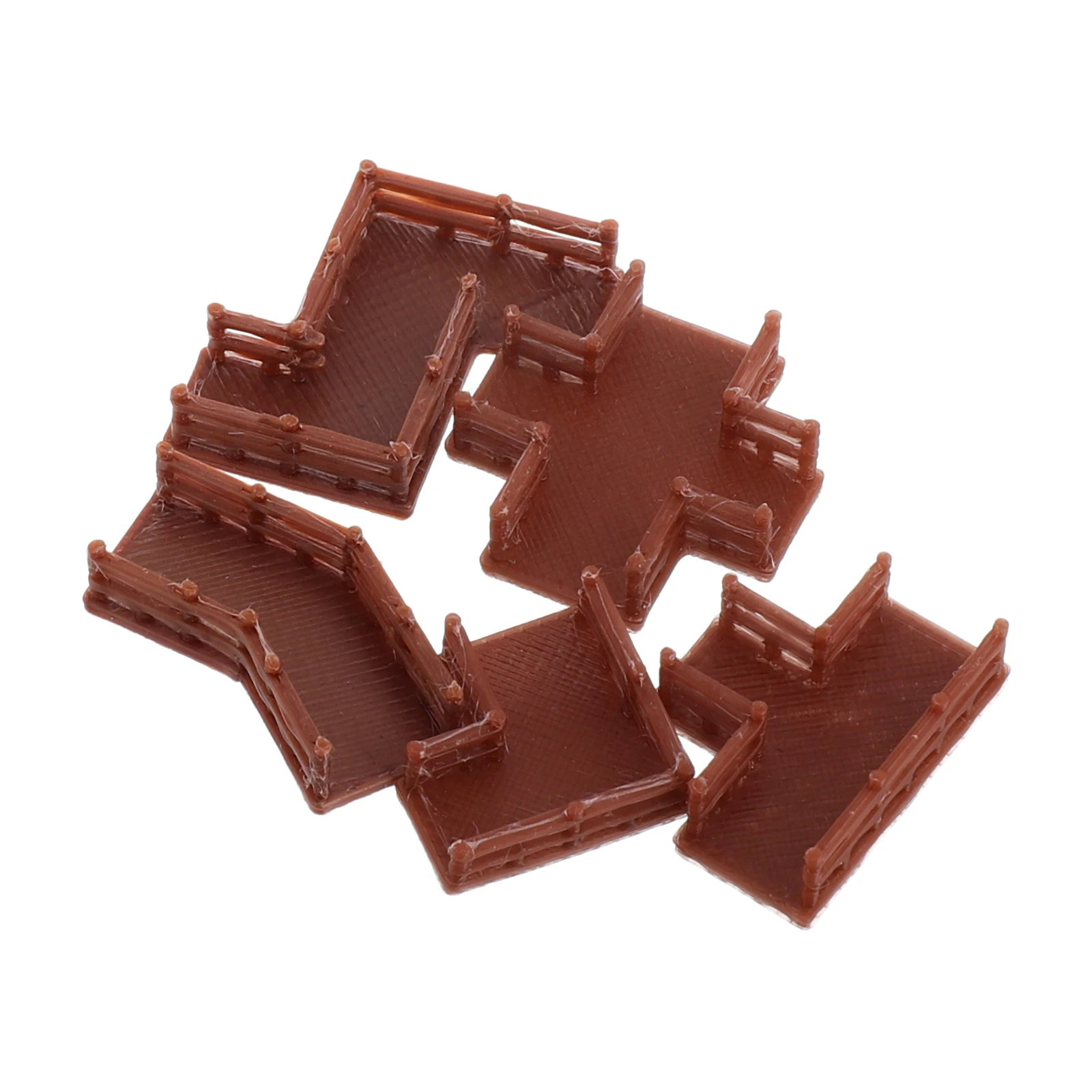 

5pcs Micro Landscape Staircase Plank Road Fish Tank Decor Miniature Ancient Buildings Chinese Pagoda Terrarium Accessories For