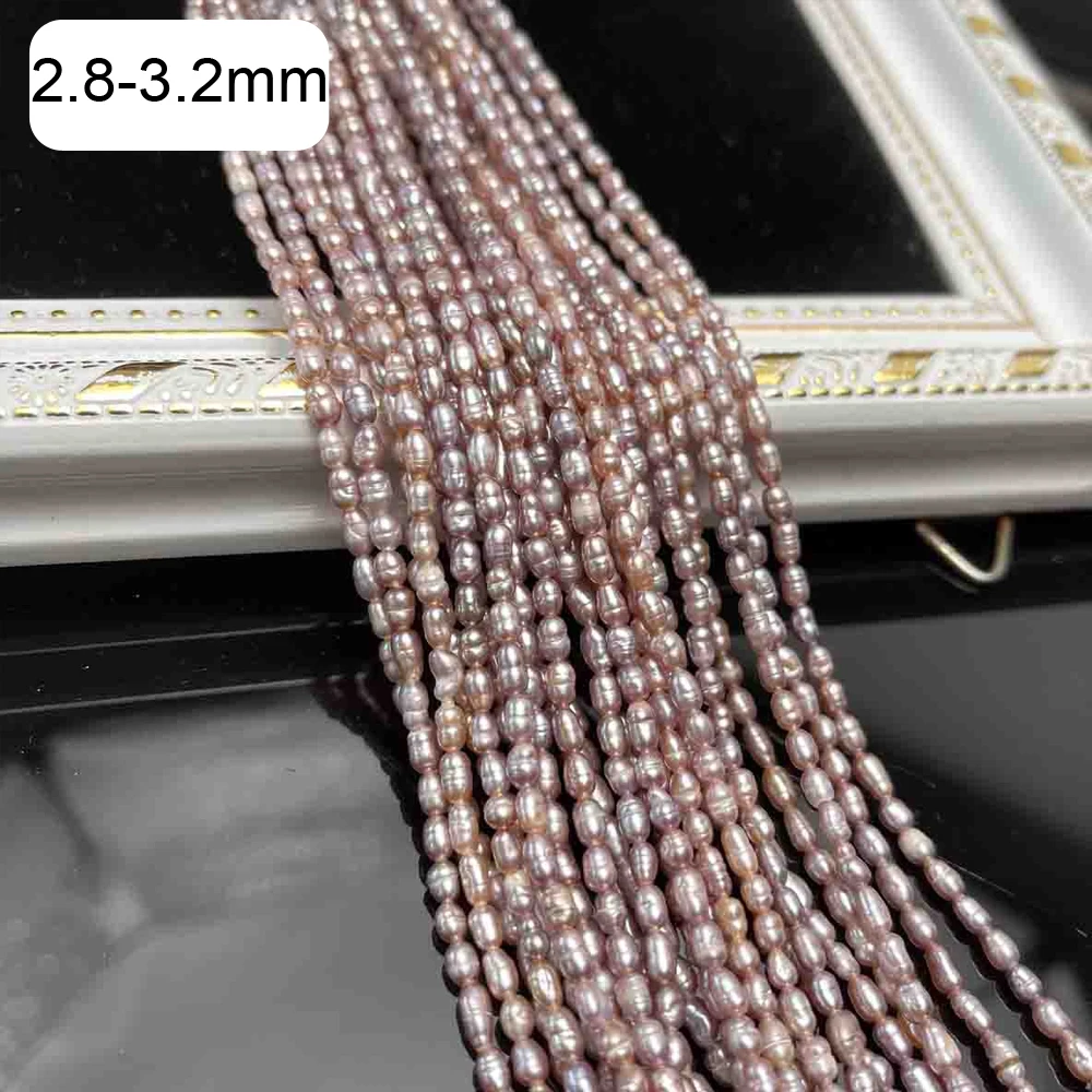 Eine 4,5–5,5 mm barocke natürliche Süßwasserperlen, unregelmäßige halbfertige Perlen für Schmuckherstellung, DIY-Halskette, Armband, Zubehör – Detail 11