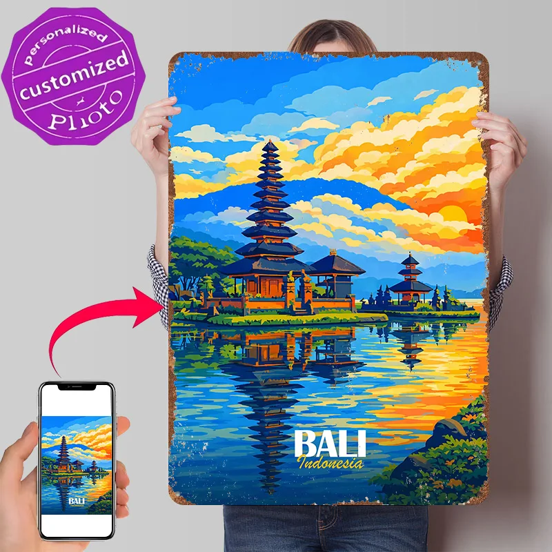 Bali Ulun Danu Temple At Sunse - đánh giá và giá 3D Printing Abs
