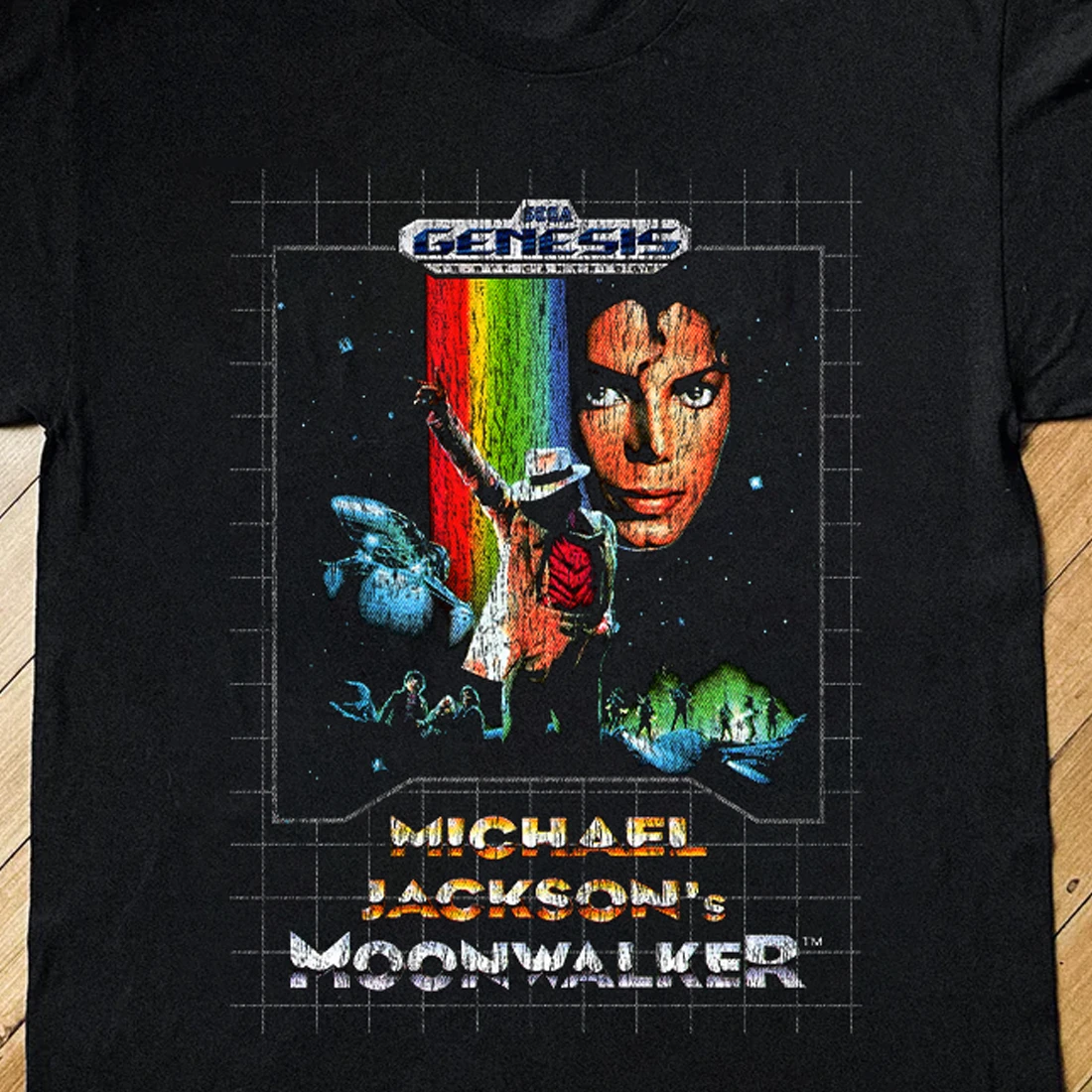 Genesis Michael Jackson Black Tee