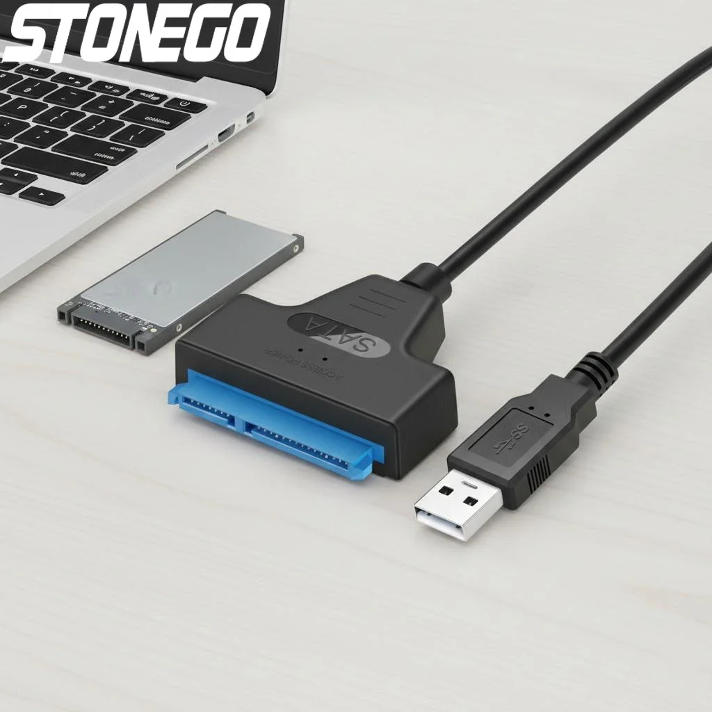 USB SATA 3 to USB C Adapter External 25 Inch SSD HDD Hard Drive High Speed Data Transfer Cable for Computers