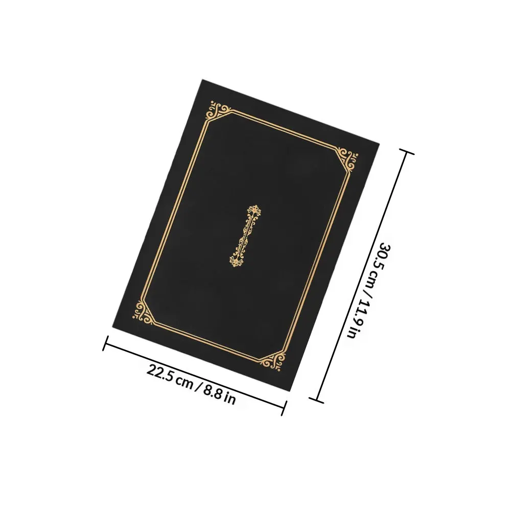 2Pcs A4 Certificate Holders Diploma Covers Sleek Luxury Design Sturdy Paper Document Folders for High School College Degree and
