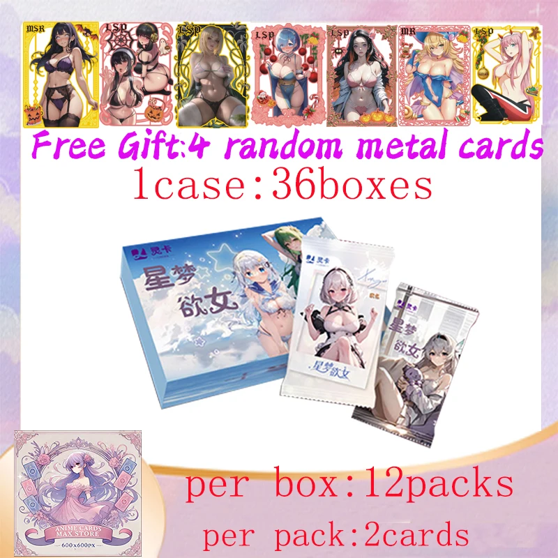 

Bargain Price Virtual Goddess Carnival 2 Goddess Collection Card Hobby Collectible Waifu Game Doujin CCG Booste Box Toy Gifts