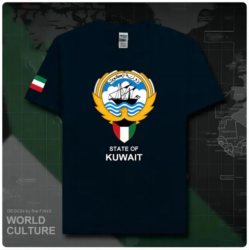 Kuwait Kuwaiti Men T Shirt Fashion 2024 Jerseys Nation Team 100% Cotton T-shirt Gyms Clothing Top Country flag al-Kuwait KWT Tee