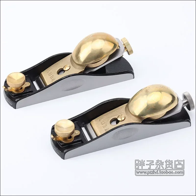 European woodworking cast iron planer, pure copper cover plate, short planer 12 degrees 20 degrees, metal planer