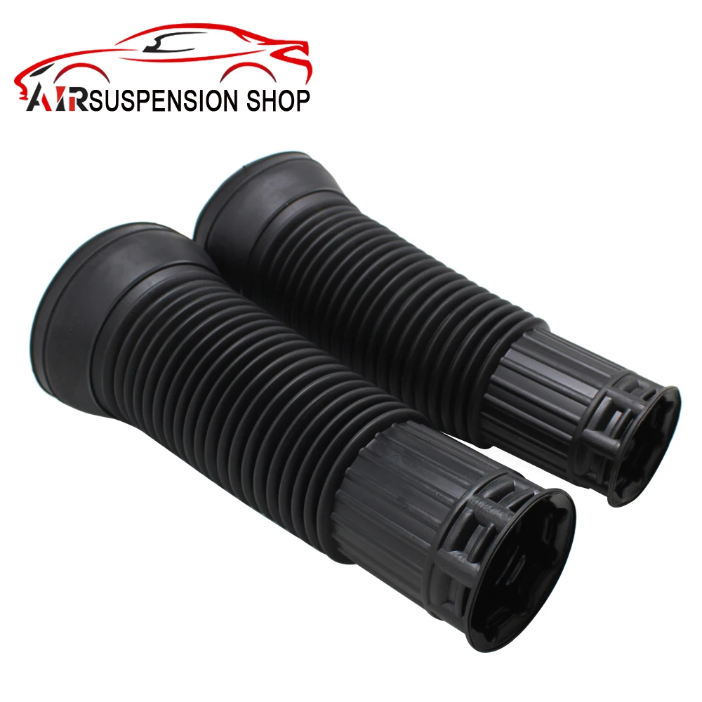 2x Front Air Suspension Shock Dust Cover Boots For Audi A8 D3 4E Allroad Quattro, OEM 4E0616039 4E0616039AH 4E0616040 Auto Parts