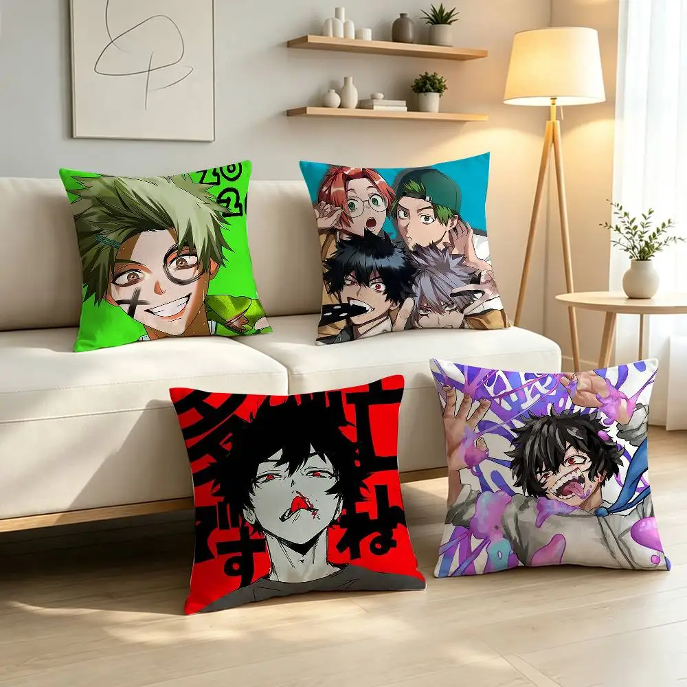 Phantom Busters Mogari E-Eugene 4 Pillow Case Pattern Printed Pillowcase For Living Room Sofa Cushion Cover