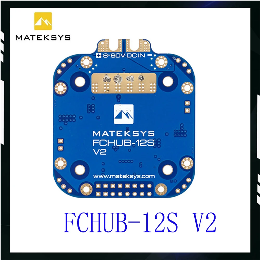 Matek System XCLASS PDB FCHUB-12S V2 Board 5V & 12V Output w/ Current Sensor 3-12S Lipo for RC Drone FPV Quadcopter Multicopter