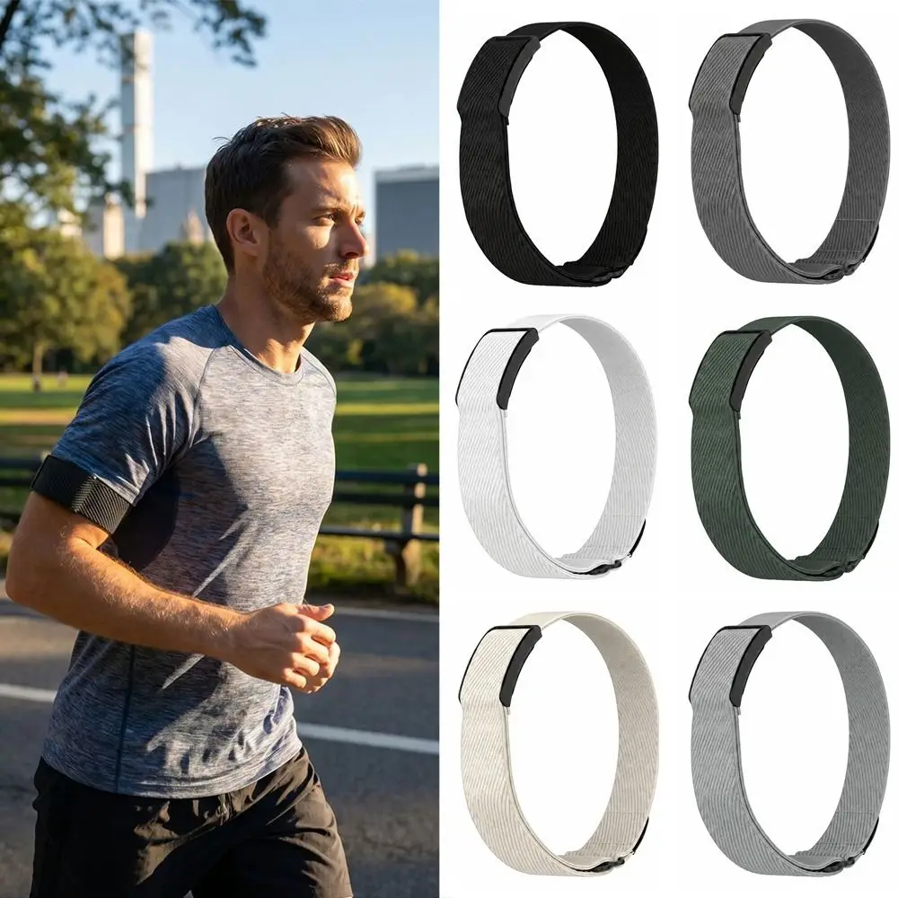 Nylon Elastic Bicep Band Adjustable Replacement Fitness Tracker Band Breathable Sweat Resistant for Amazfit Helio Strap