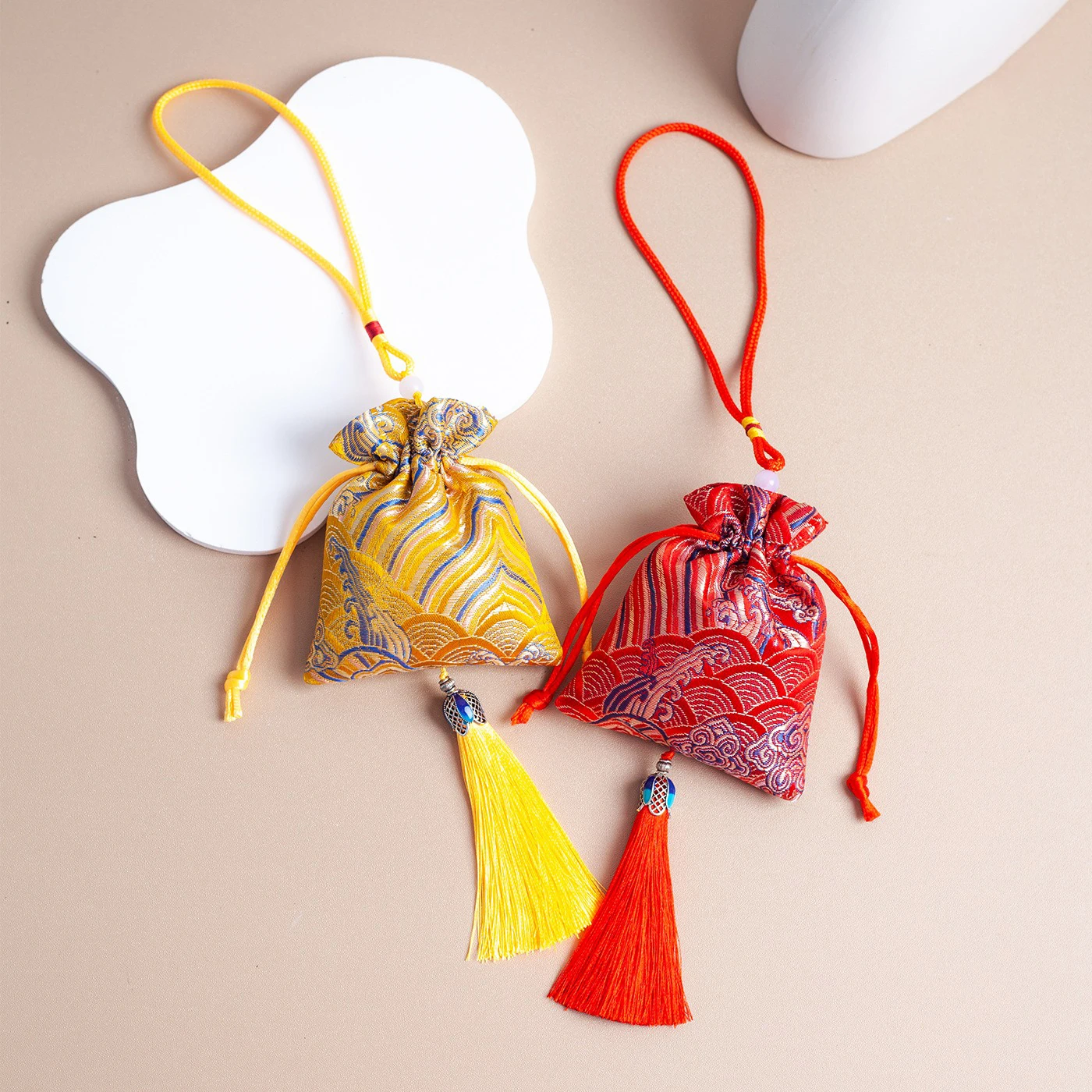 

5 Colors Aromatic Pouch Chinese Brocade Incense Pouch Sachet Bag For Home Decor Gift Aromatherapy