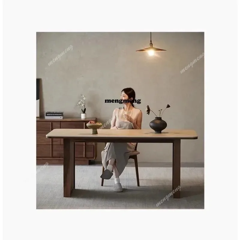 

Mid-century Style Designer Dining Table Modern French Retro Dining Room Dining Table Creative High-end Home Furniture