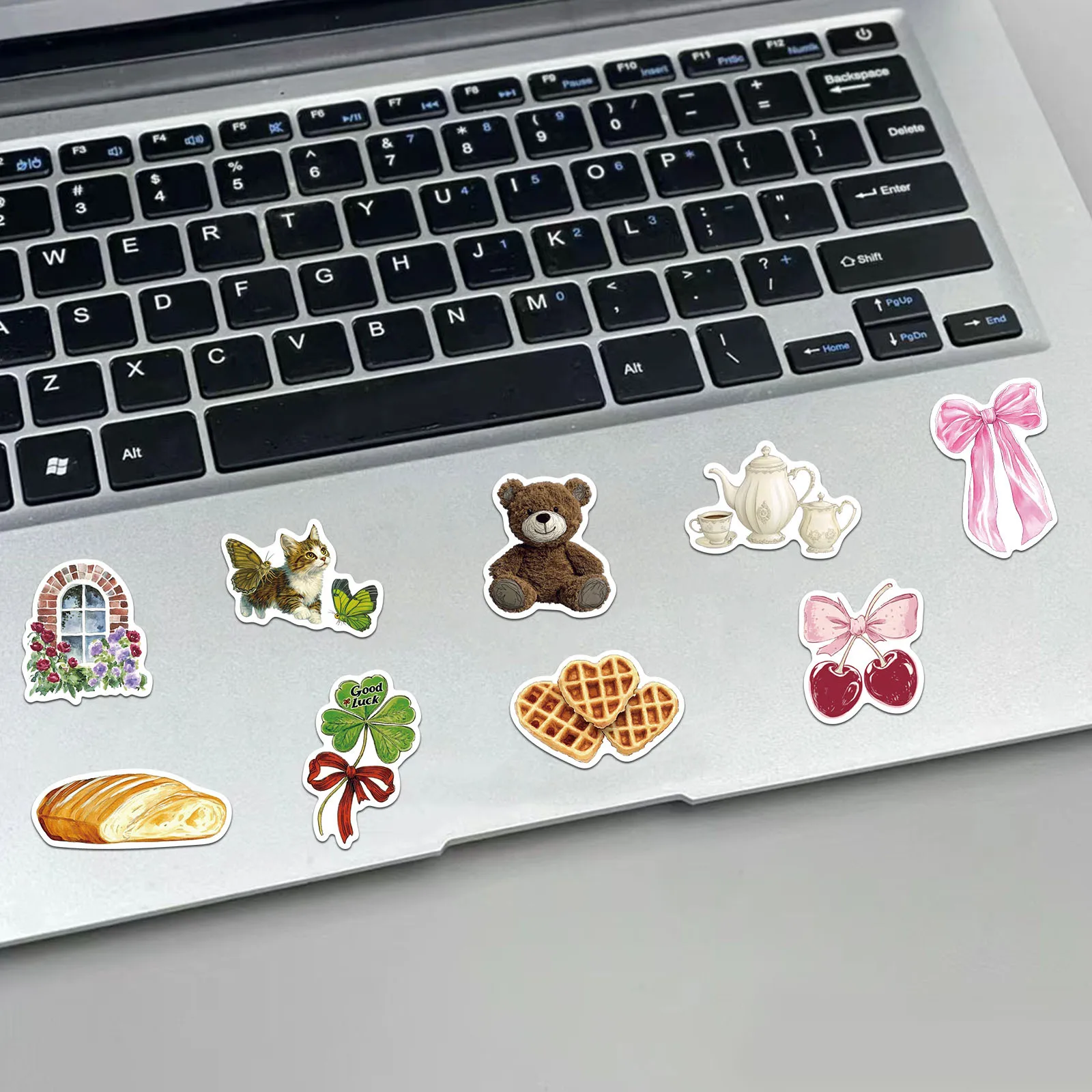 10/50PCS Cute Pink INS Pinterest Stickers Coquette Y2k DIY Stickers Laptop Phone Guitar Skateboard Photo Album Waterproof Decals