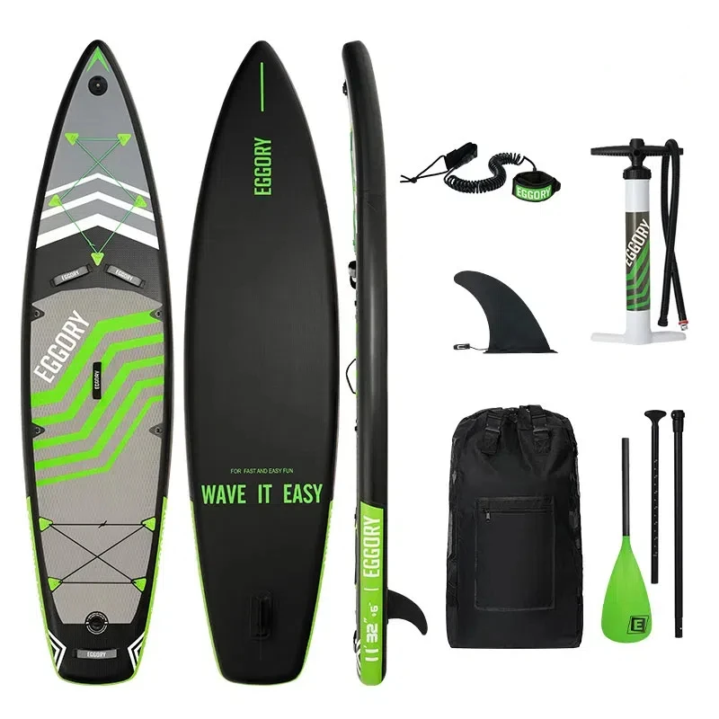 2024 heißer Verkauf Aufblasbare Paddle Board SUP 11' * 32 "* 6" Aufblasbare Stand Up Paddle Board Paddleboard Surfbrett