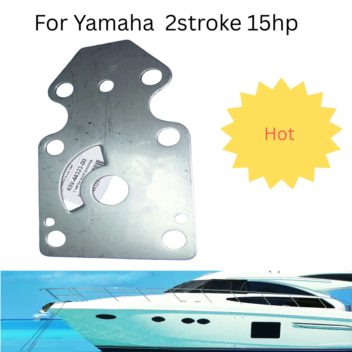 

Новая модель чехла насоса подвесного мотора для Yamaha 15 л.с., качество, совместимая с подвесными моторами Hidea Parsun 63 В 44323-00